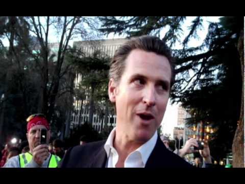 Gavin Newsom talks about working families and the ...