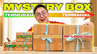 UNBOXING MYSTERY BOX MAINAN RP 1.000 SAMPAI RP 1.000.000!