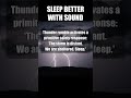 Sleep Science Thunderstorm Sounds for Sleeping Better | Heavy Rain, Thunder & Wind #sleepsounds