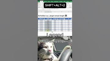 💥 5 Shortcut Excel untuk yang Udah Nggak Manusiawi Lagi Skill-nya😱#office #excel