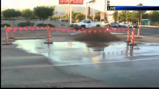 Water valve fix affects traffic