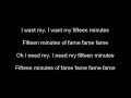 Robbie Nevil - Fifteen Minutes (Lyrics)