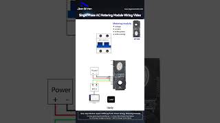 JSY1050 AC TTL Energy meter module Wiring Demo.#energymetering #energy