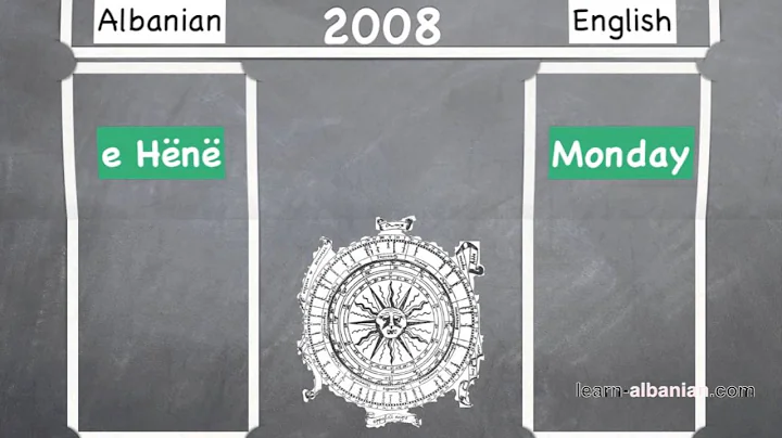 Days of the week in Albanian / Learn Vocabulary and Pronunciation
