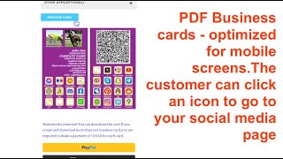 PDF Business card - Digital Card
