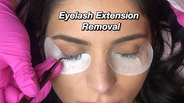 Full Removal Eyelash Extensions │ODDLY SATISFYING
