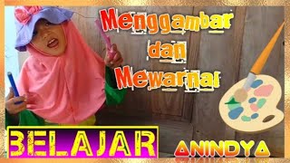 Belajar Menggambar dan Mewarnai Buah - Buahan | Drawing and Colouring For Beginner