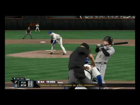 MLB 10 The Show: Florida Marlins @ New York Mets - Franchise Mode Highlight Reel Game #3 OF 162