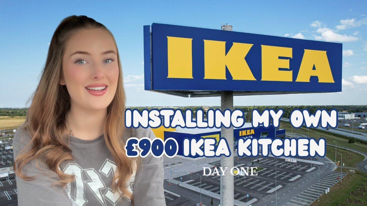 £900 IKEA kitchen | DIY installation | Day 1 🏡🔑 - YouTube