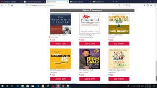 Online Book Store in PHP | Index page with Login Modal | part -23 | (hindi)