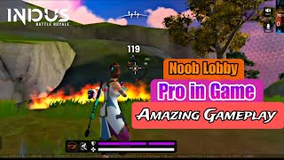 Noob Lobby lo PRO Player Mass Gameplay 😱💥 @PrimeRushGame #indus #indusbr #indusbattleroyale