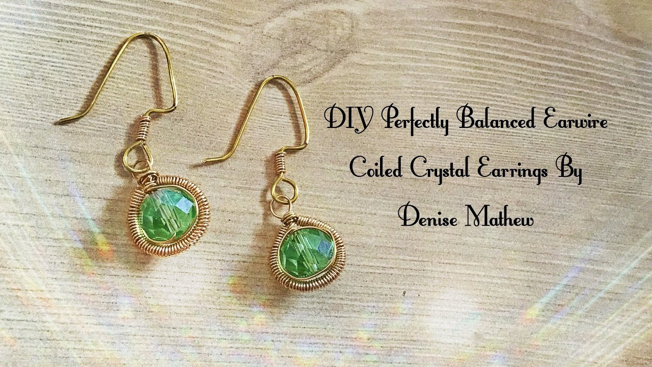 Earring Findings - Make Your Own Ear Wires - Jewellery Making Tutorial -  Making Earrings 