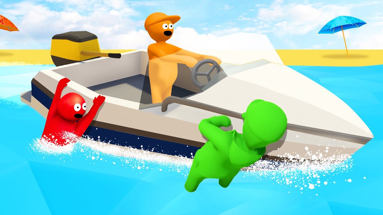 HOLD ON To The 350MPH SPEEDBOAT! (Human Fall Flat)