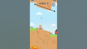 slice the bridge Game level 3 #youtubeshorts  #gaming @DropGameplay228 @gaming