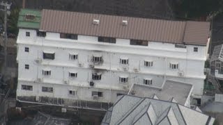 ４人死亡火災で現場検証　長崎、２階が火元か