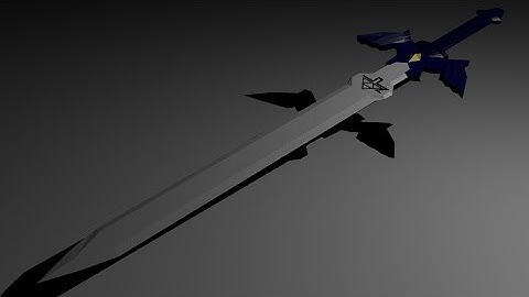 Blender Modeling: Master Sword