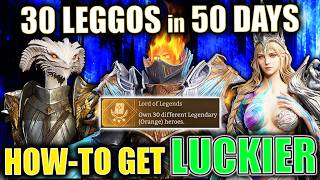 SUMMONING TIPS & BREAKDOWN - 30 Legendary Heroes in 49 Days! ⁂ Watcher of Realms