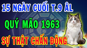 Giới Tiên Tri Tử Vi Học Tiết Lộ Thiên Cơ Quý Mão 1963 Nghe Được Ý Trời, Đổi Đời ĐẠI GIA Đúng 15 Ngày