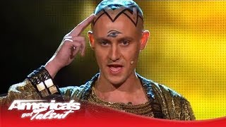 Special Head - Monk Levitates Above a Pyramid and Disappears - America's Got Talent 2013