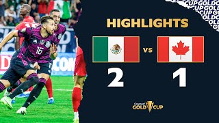 Highlights: Mexico 2-1 Canada - Gold Cup 2021