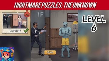 Nightmare Puzzles: The Unknown – Level 6 Walkthrough | Help the alien avoid being detected