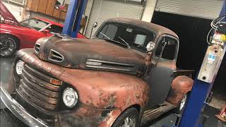 1950 Ford F1 With Coyote And Mt82 Swap.