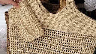 Rafya İpten Marka Çanta Yapimi 2