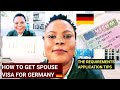 HOW TO GET SPOUSE VISA FOR GERMANY(GERMANY FAMILY REUNION VISA)