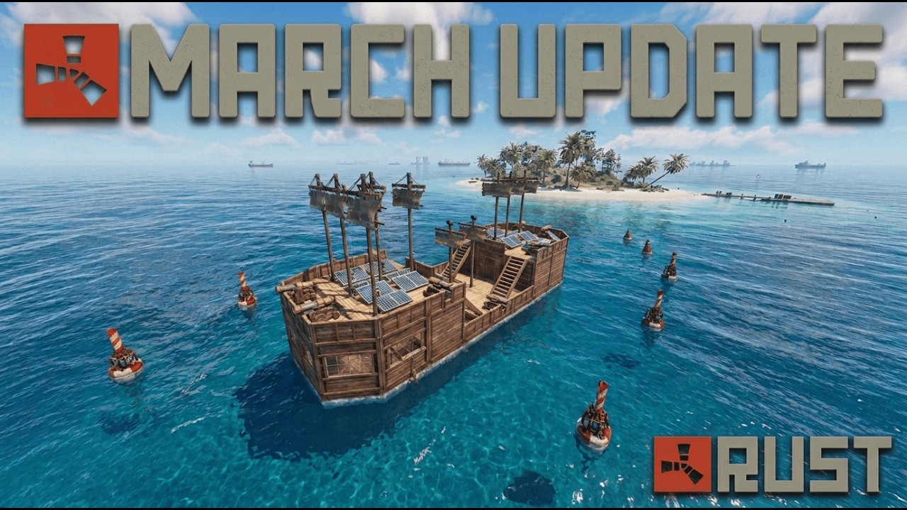 Обновление Rust за март — Лодки, Глубоководье, ИИ и новое дополнение.