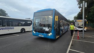 Starline Coaches Optare Tempo Ex Wessex Buses TM107 YJ10 MDV Southeastern Rail Replacement 