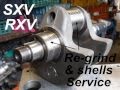 Aprilia rxv 550  450 crankshaft mains Re grind service / engine