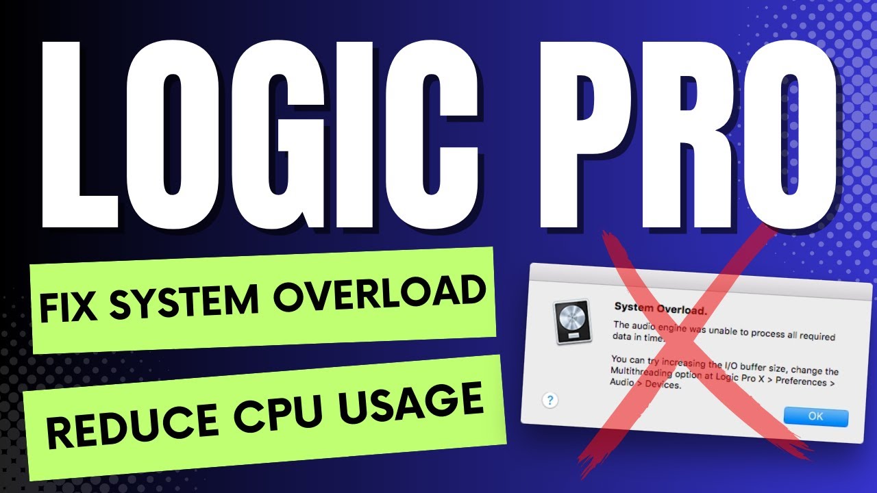 Why is My Logic Pro X Running Slow