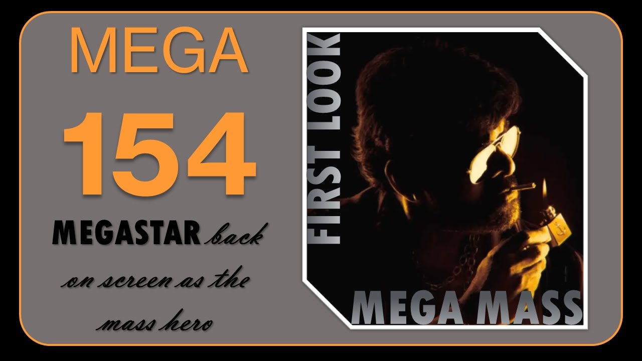 Mega 154 First Look | Megastar Chiranjeevi | Bobby | DSP | Mythri Movie Makers | SRK