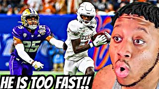 Reacting to Xavier Worthy 2023 Texas Highlights