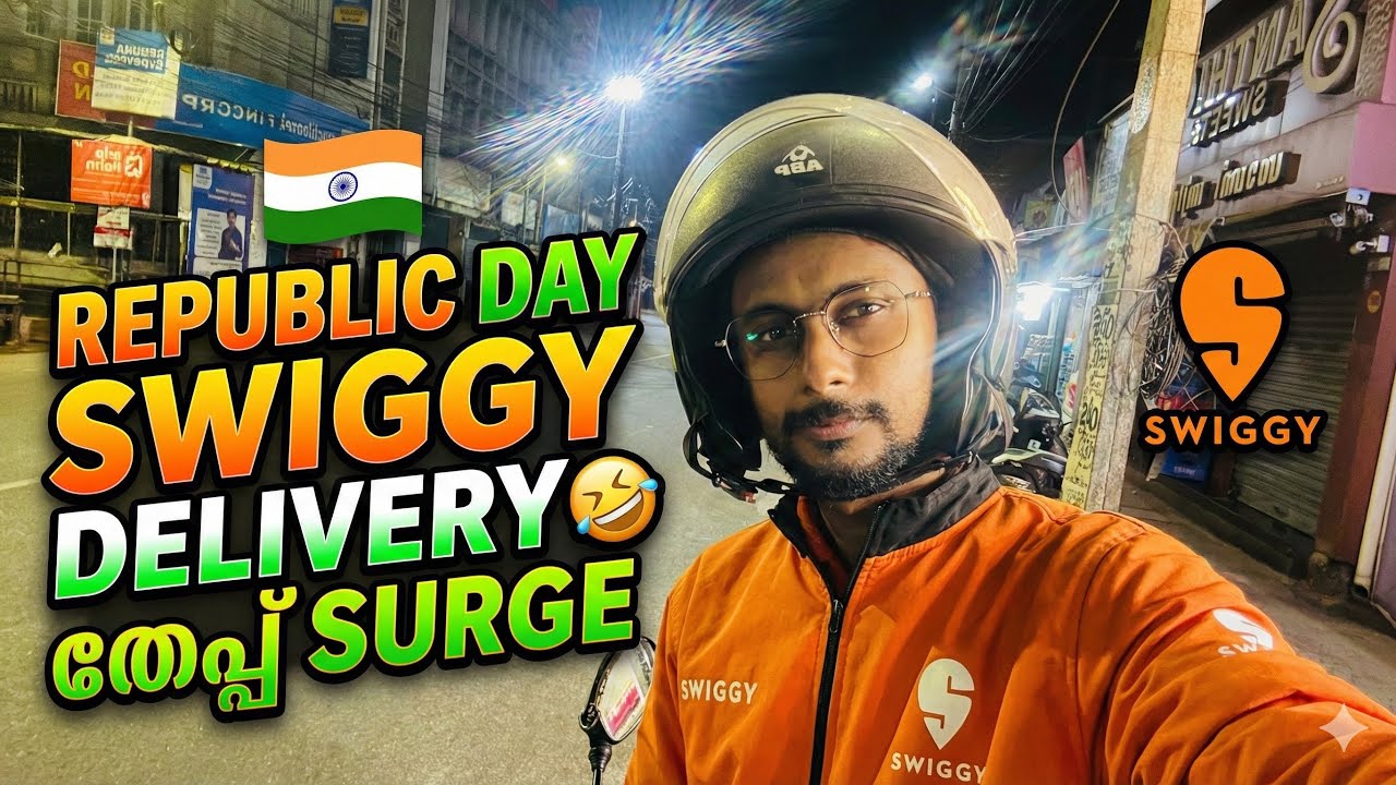 SWIGGY  DELIVERY IN REPUBLIC DAY | ZOMATO CHETTAN I TRIVANDRUM | JANUARY 20 2026