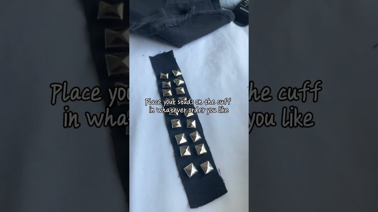 DIY Studded Bracelet 🖤 