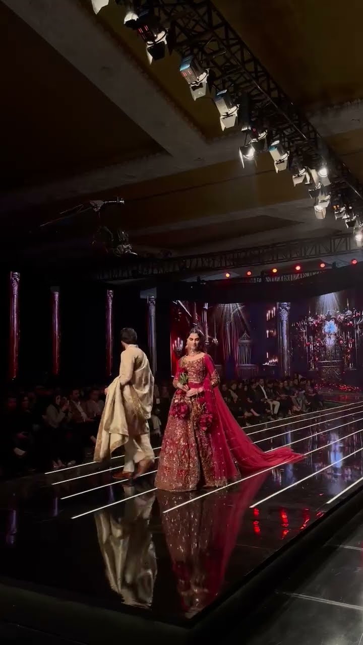 Couple Walk At 3rd Day of 22nd NEO HUM Bridal Couture Week #NHBCW24 #NHBCW #NEO