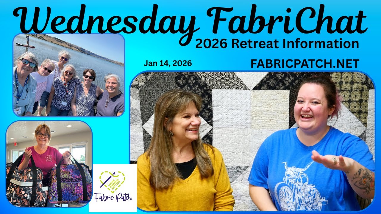 Good Morning - FabriChat! Let's talk 2026 Retreat schedule!