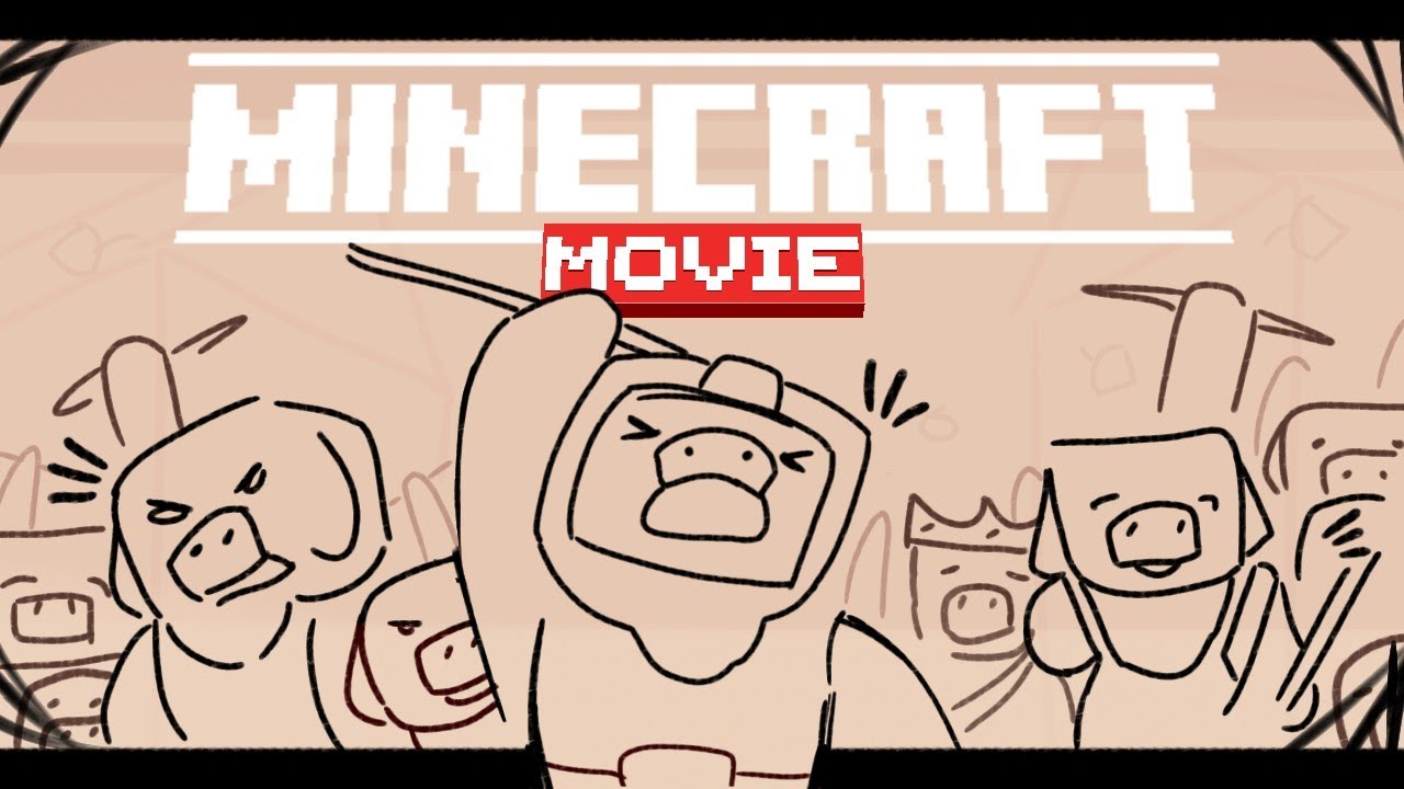 the minecraft movie trailer but i animated it - YouTube