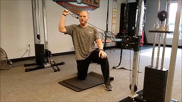 Half Kneeling Cable External Rotation @90 deg