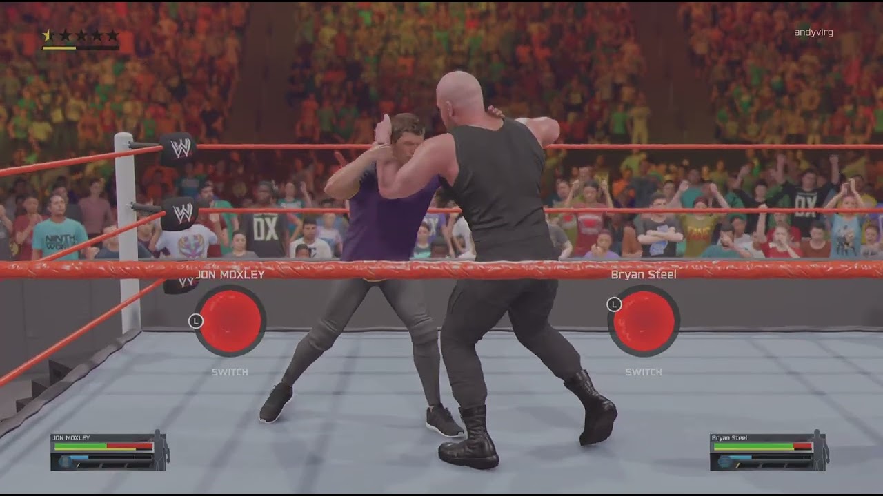 WWE 2K25 Jon Moxley vs. Bryan Steel