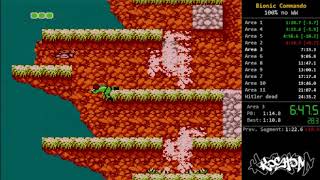 Famous Bionic Commando (NES) 100% speedrun in 23:58 Wealth