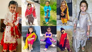 Baby Punjabi Suit With Patiala Tulip Dhoti Salwar Ideastrending Baby Girl Kameez Salwar Designs