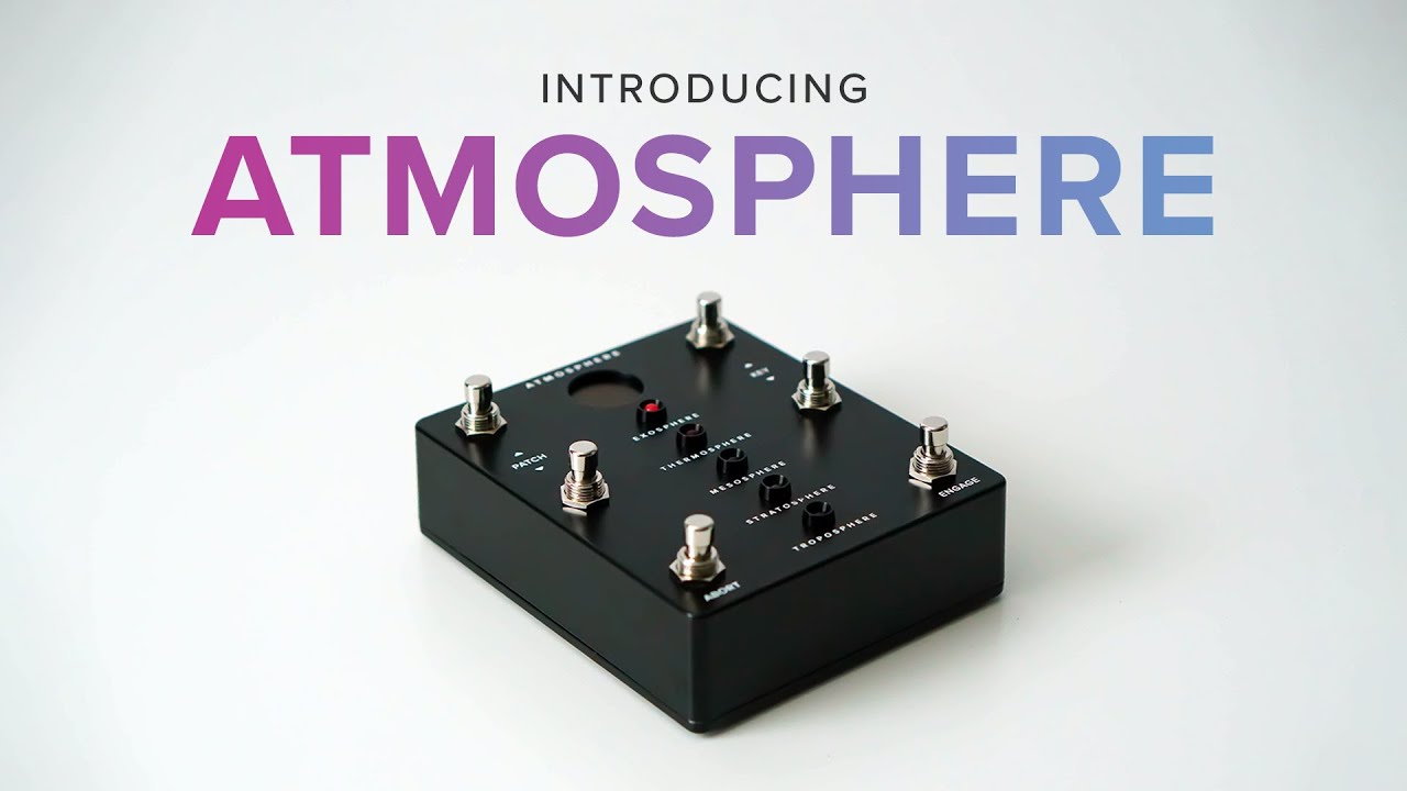 Atmosphere a footcontrolled instrument for pads and soundscapes YouTube