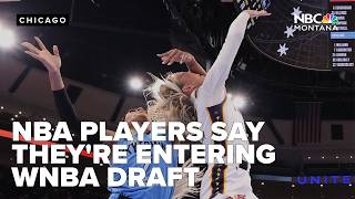Former NBA players say they’re entering WNBA draft as trans-athlete debate intensifies