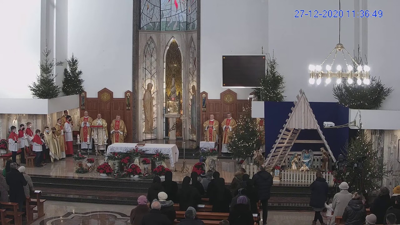 Msza św. Odpustowa 27.12.2020 - Bp Adam Bab