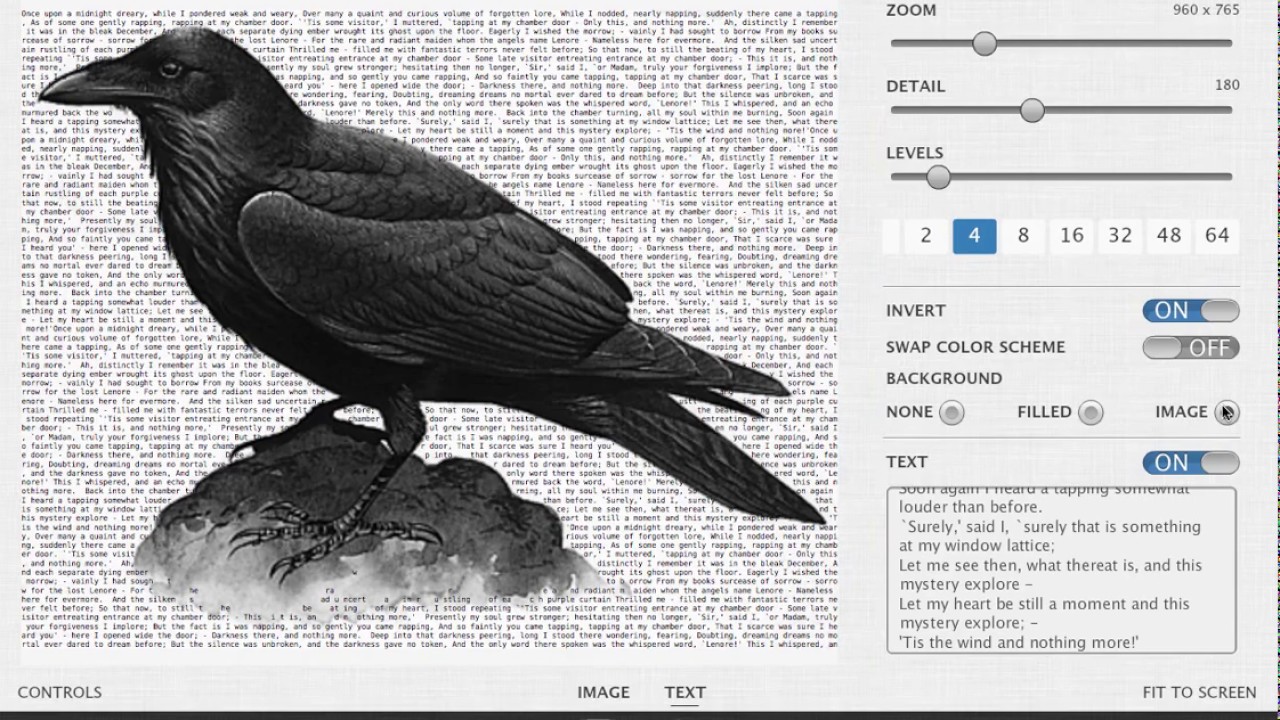 VeraType - Turning text into the shape of an image - YouTube