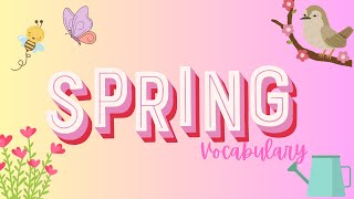 Spring | Seasons | English Vocabulary | Learn English | Seasons | ELL | ESL