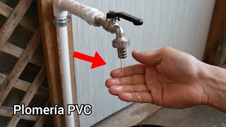¡Pocas personas conocen la forma de aumentar la presión del agua usando el vacío de una botella!