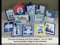 Too Cool Stamping LIVE Class Replay   Boho Indigo Product Medley
